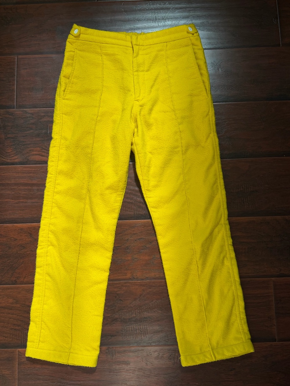 Comme Des Garçons Hommes Plus Yellow Pants Small Japan Vintage 1996